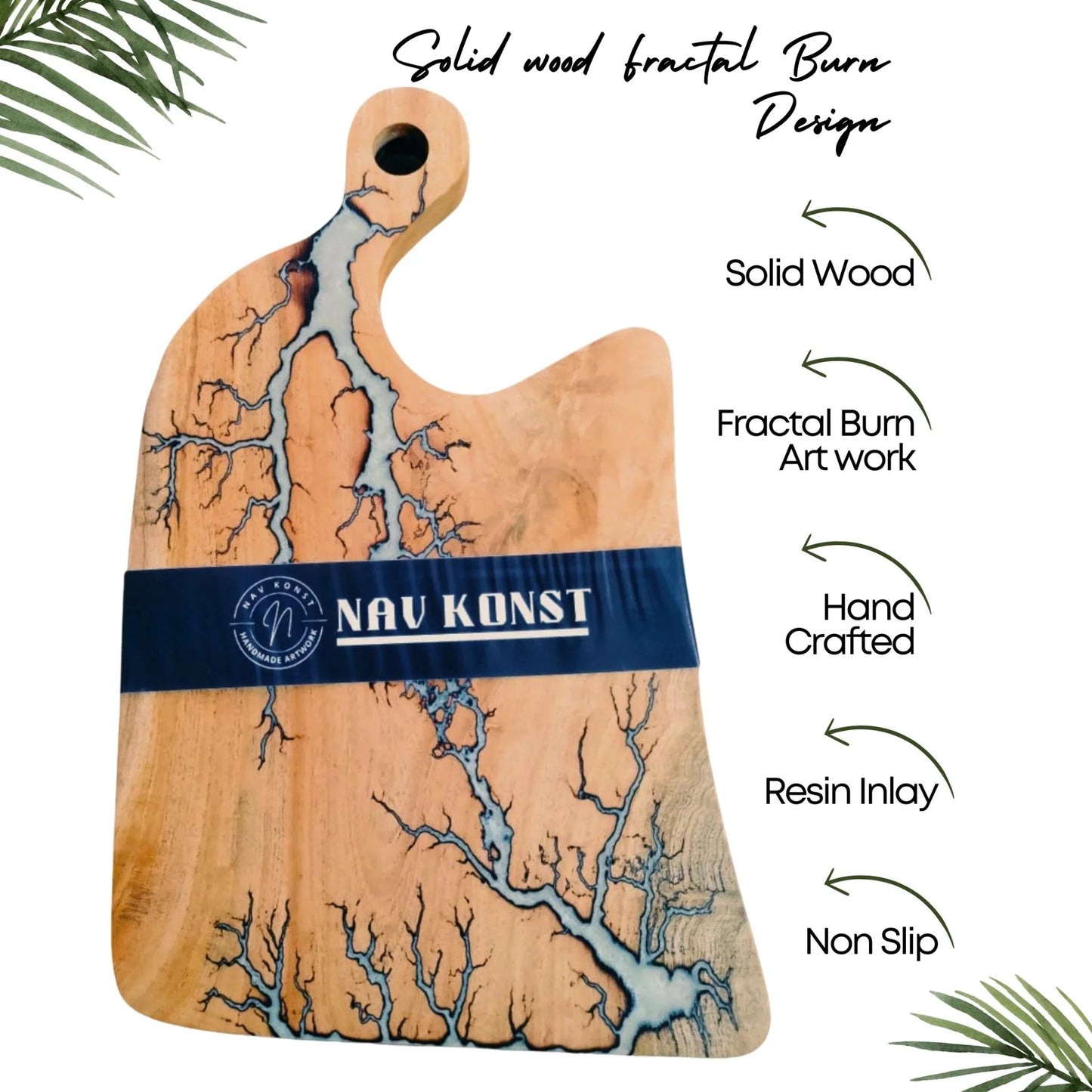 Resin epoxy wood Cutting boards - Nav Konst