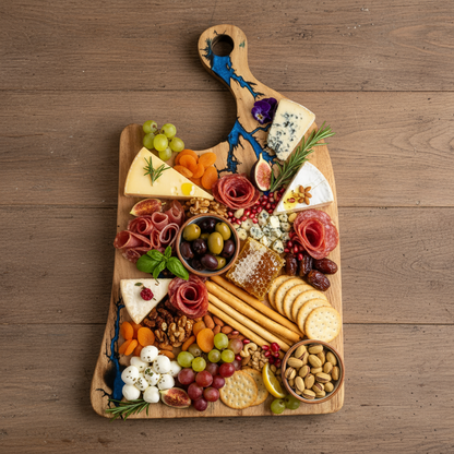 Charcuterie Board - Top View Full Spread