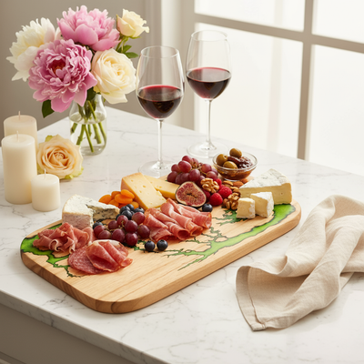 Green Fractal Board 2 - Bright Elegant Hero