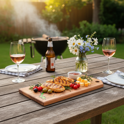 Green Fractal Board - BBQ Realistic Size 1