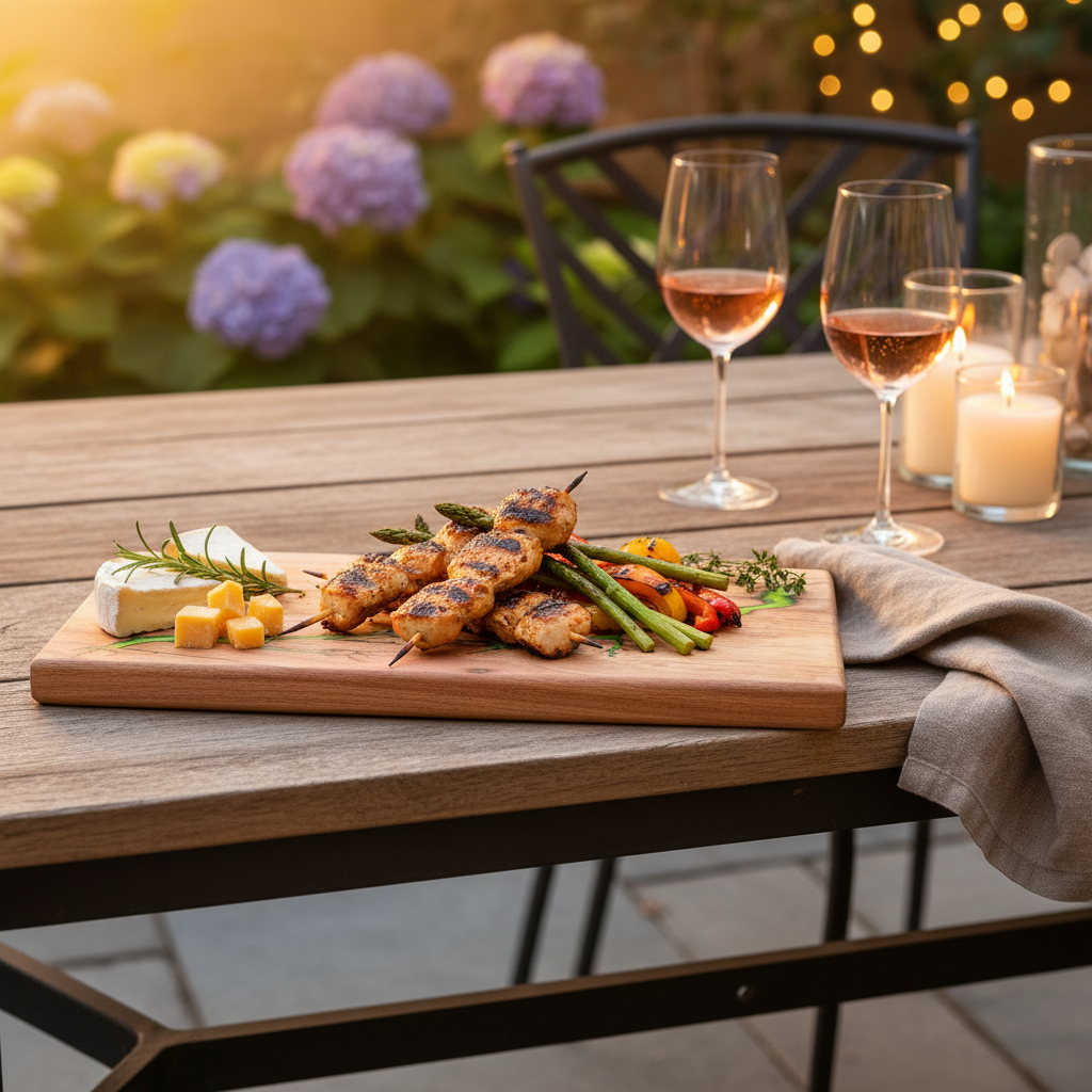 Green Fractal Board - BBQ Realistic Size 2