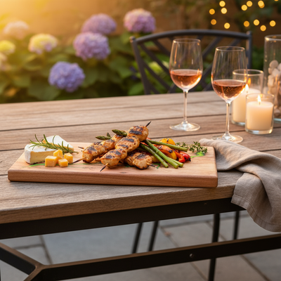 Green Fractal Board - BBQ Realistic Size 2