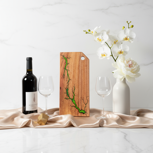 Green Fractal Board - Ultra-Luxury Front View