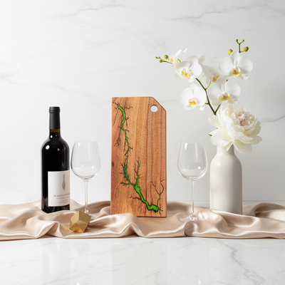 Green Fractal Board - Ultra-Luxury Front View