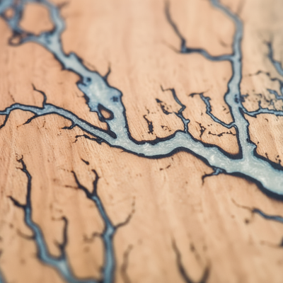 Handmade Charcuterie Board 16×10.5 – White Resin Wood Serving Platter | Nav Konst Acacia Cheese Board with Ivory Epoxy