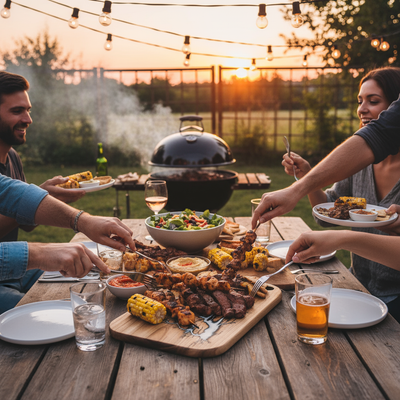 Off-White Resin Board - Social BBQ