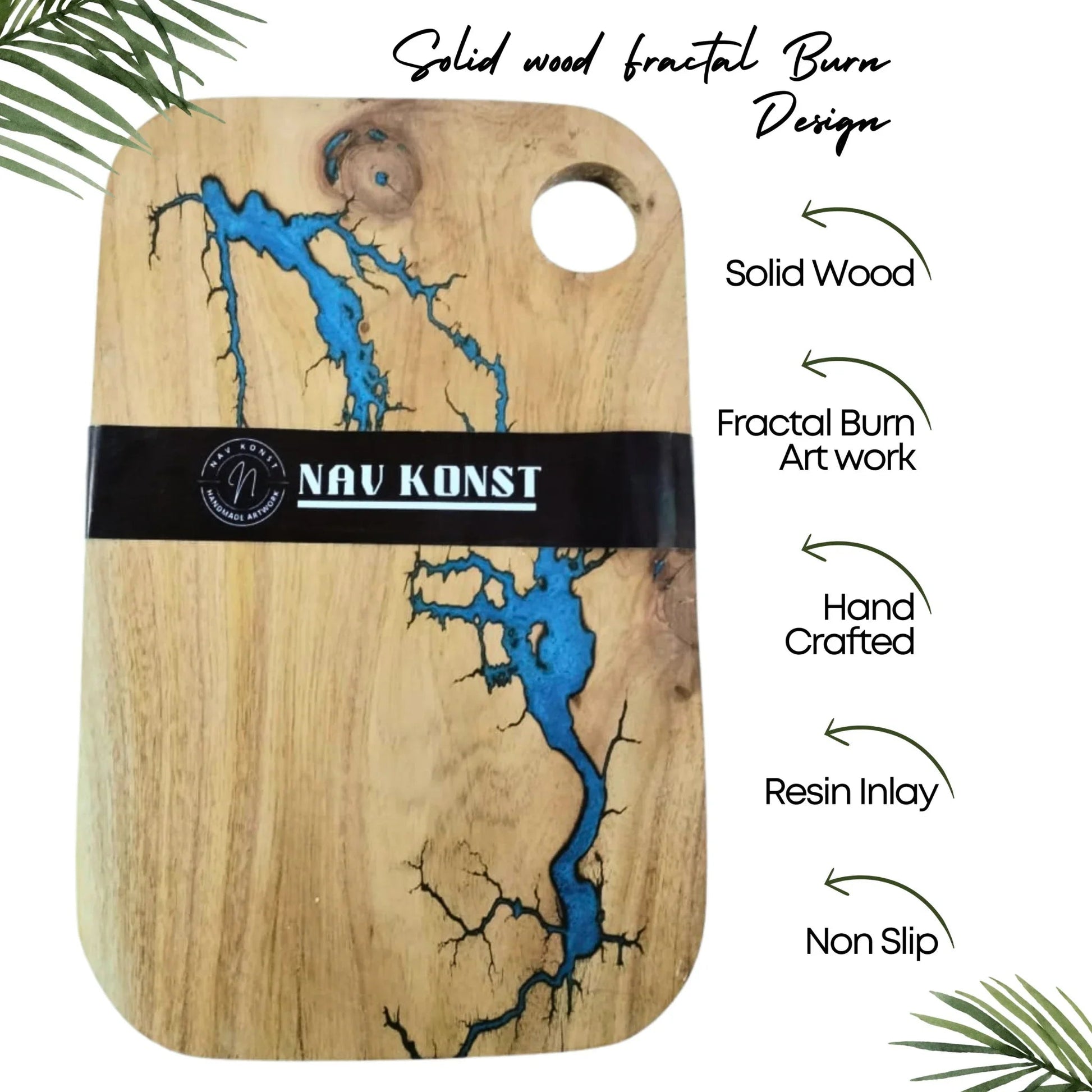 Resin epoxy wood Cutting boards - Nav Konst