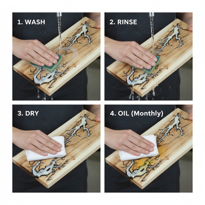 White Resin Board - Full Frame